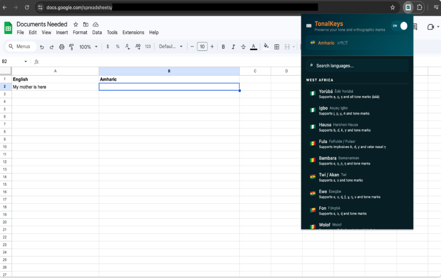 TonalKeys screenshot